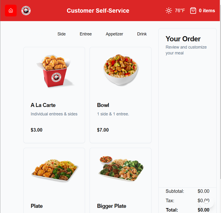 Panda Express POS System